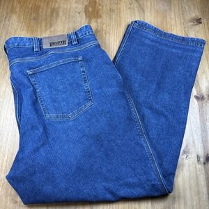 Duluth Trading Flex Ballroom Jeans Mens 46x30 Blue Denim Relaxed Fit Stretch